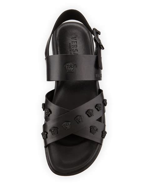 versace sandals men|versace leather sandals men.